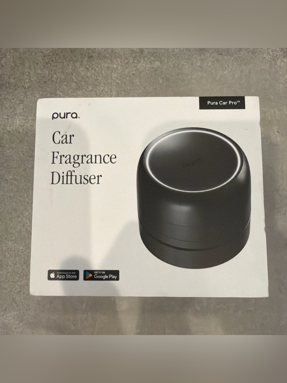Pura Car Fragrance Diffuser New with Volcano scent included NEw in Box
